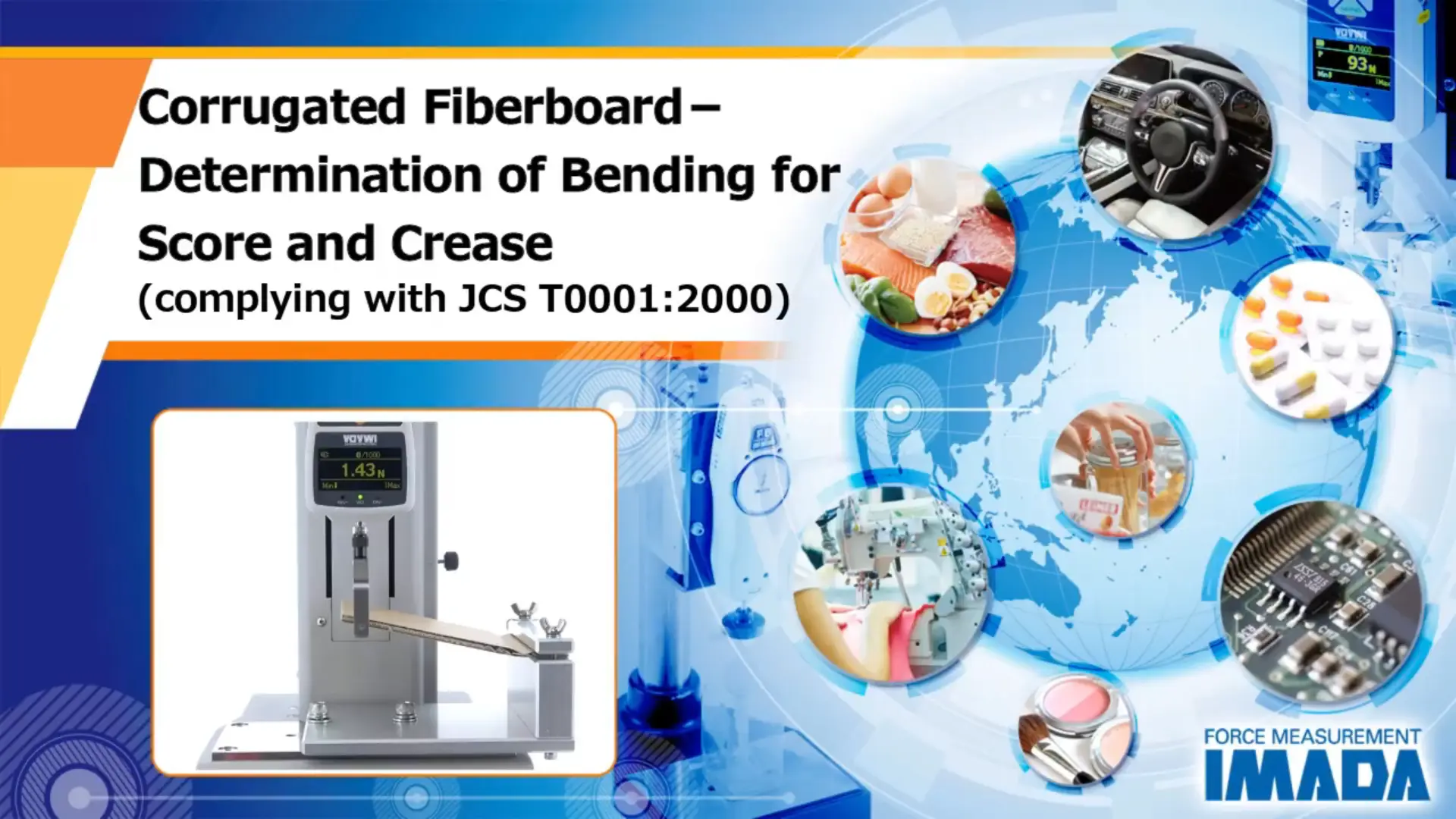 Corrugated Fiberboard－Determination of Bending for Score and Crease (Complies with JCS T0001:2000)